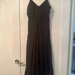 Japna Black Spaghetti Strap jumpsuit